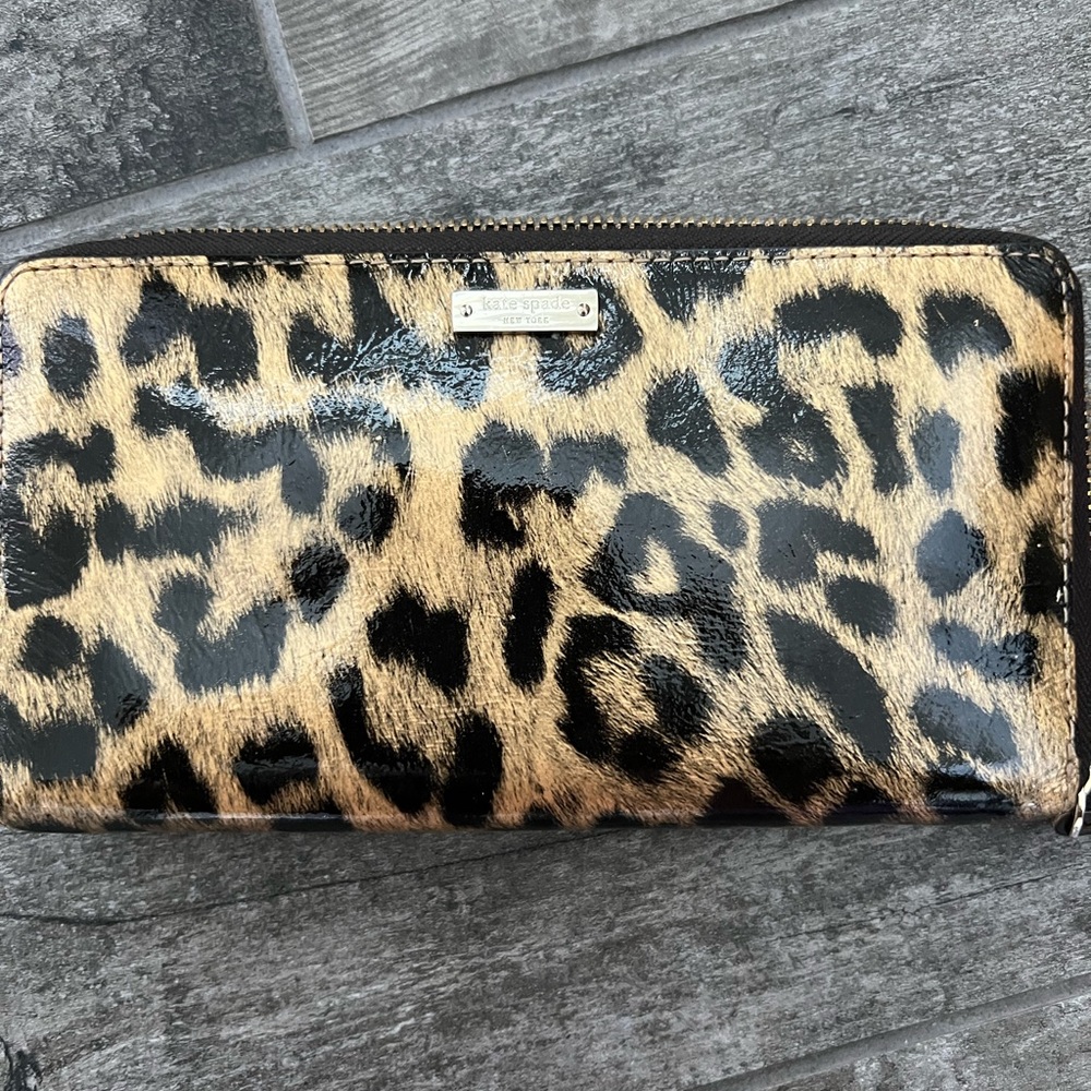 Kate Spade Leopard Wallet